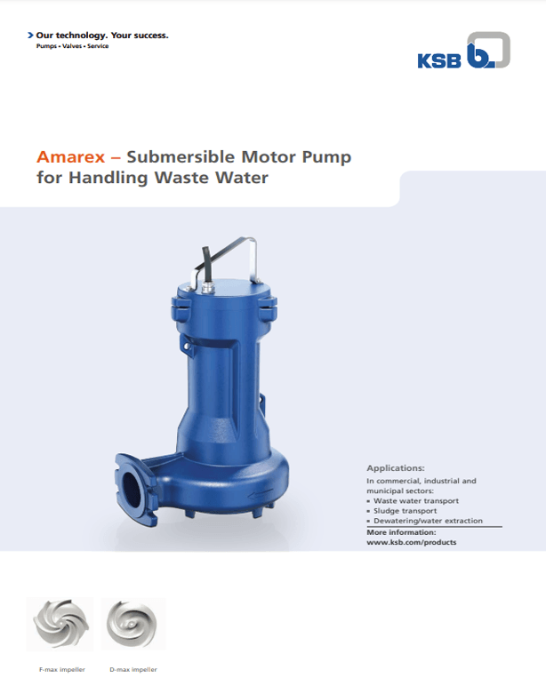 Amerex Submersible Wastewater Pump