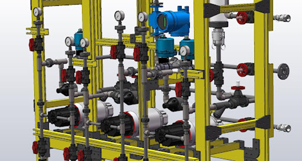 Geiger Chemical Metering System Outline