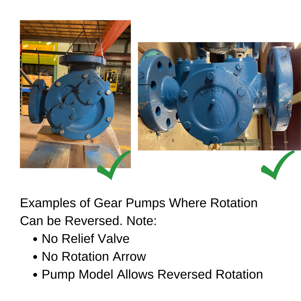 Viking Pump Gear Pumps Where Rotation Can Be Reversed