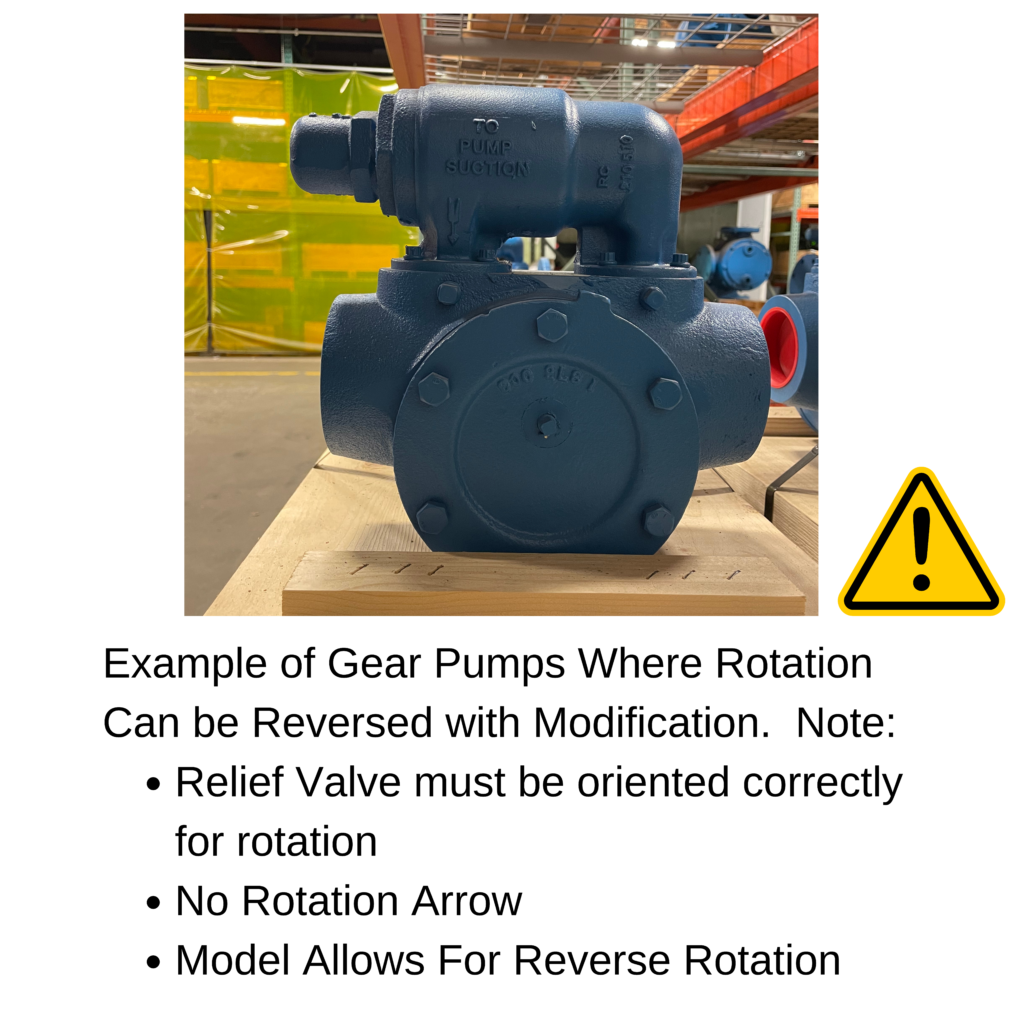 Viking Pump Gear Pumps Where Rotation Can Be Reversed With Modifications